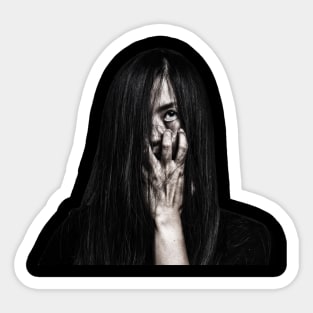 Horror Lover Creepy Face Sticker